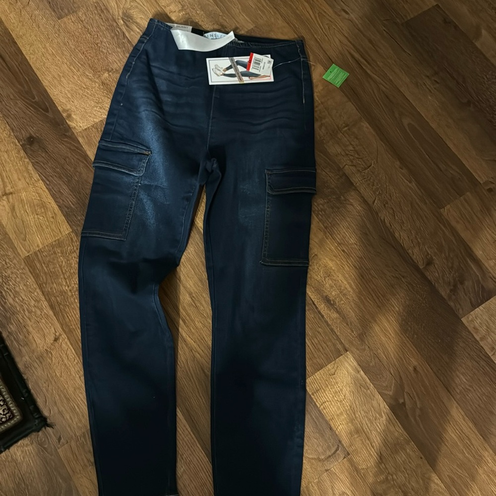 Junior jeans high rise pull on